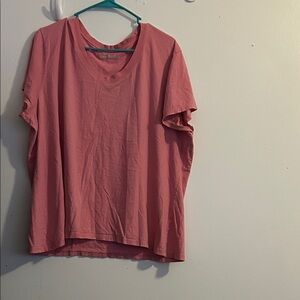 Just My Size Coral Short Sleeve Tee